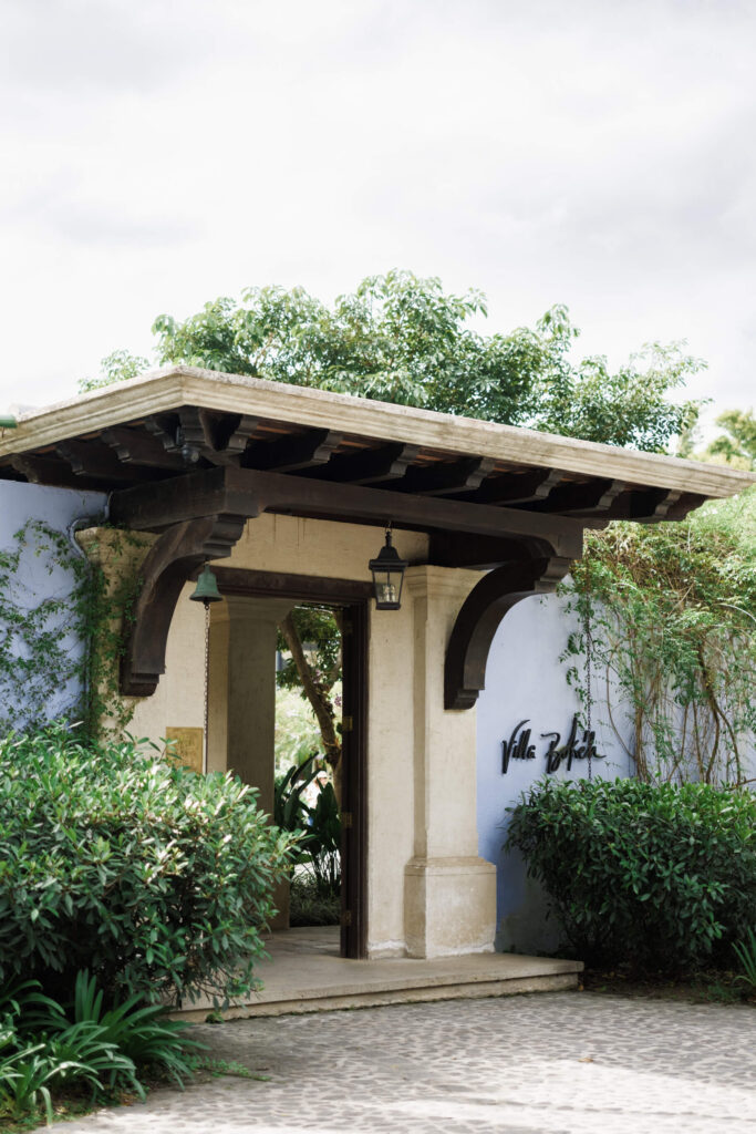Wedding moment at Villa Bokeh Antigua Guatemala