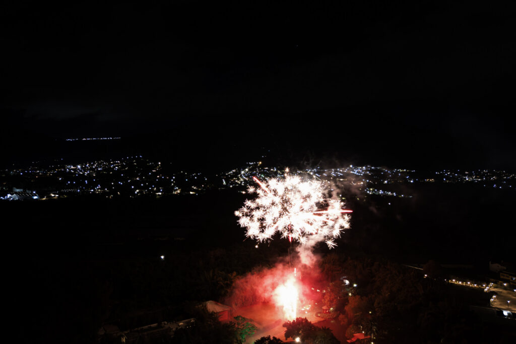 Wedding moment at Villa Bokeh Antigua Guatemala