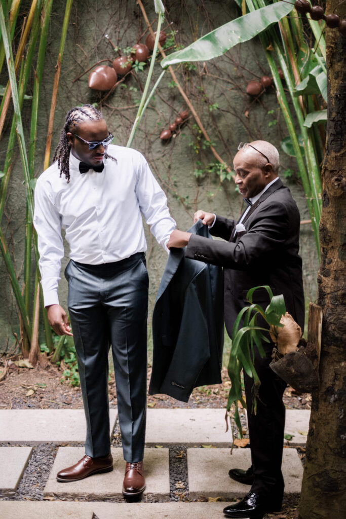 Wedding moment at Villa Bokeh Antigua Guatemala