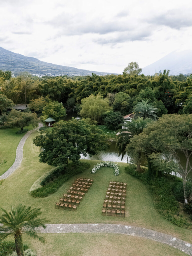 Wedding moment at Villa Bokeh Antigua Guatemala