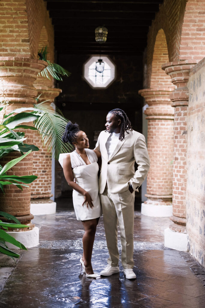 Wedding moment at Villa Bokeh Antigua Guatemala