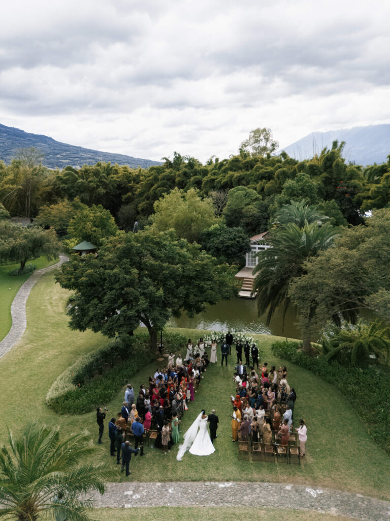 Wedding moment at Villa Bokeh Antigua Guatemala