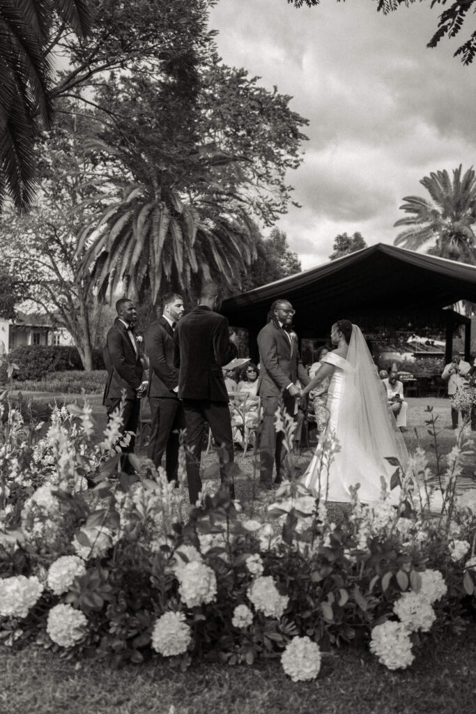 Wedding moment at Villa Bokeh Antigua Guatemala