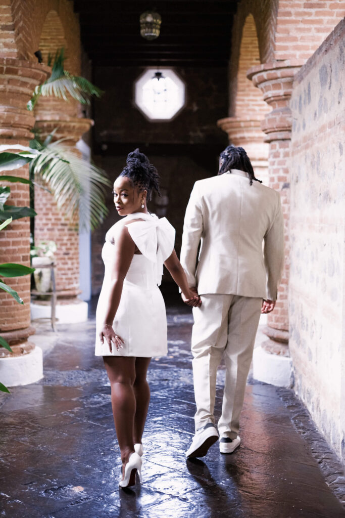 Wedding moment at Villa Bokeh Antigua Guatemala