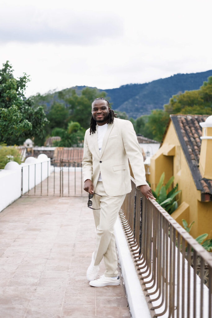 at Villa Bokeh Antigua Guatemala wedding