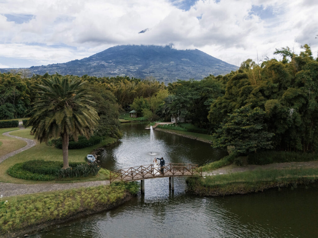 at Villa Bokeh Antigua Guatemala wedding