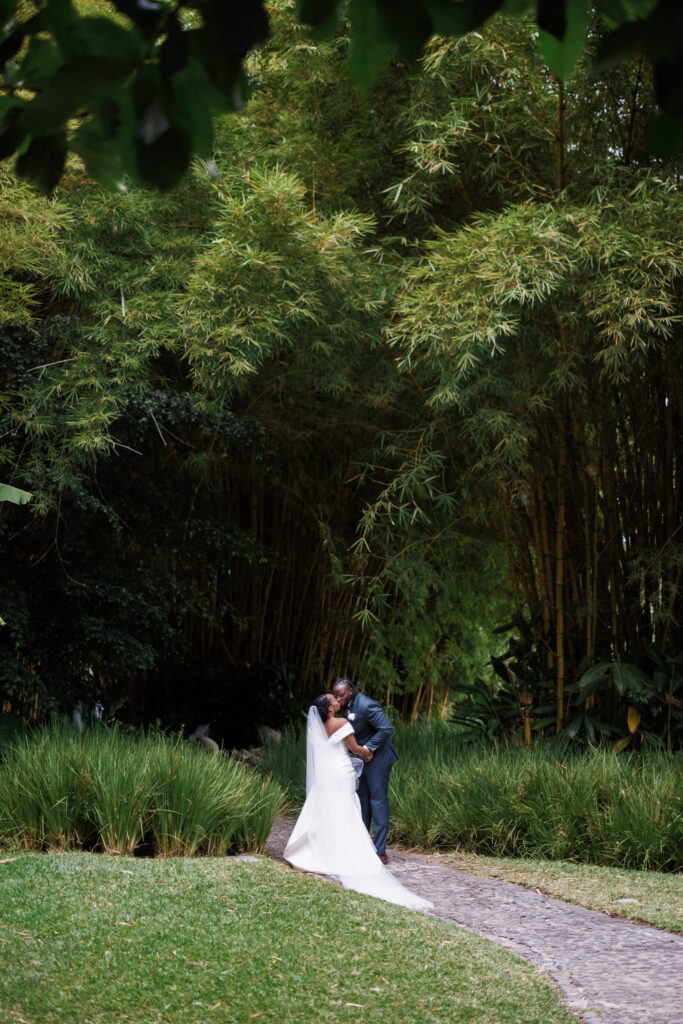at Villa Bokeh Antigua Guatemala wedding