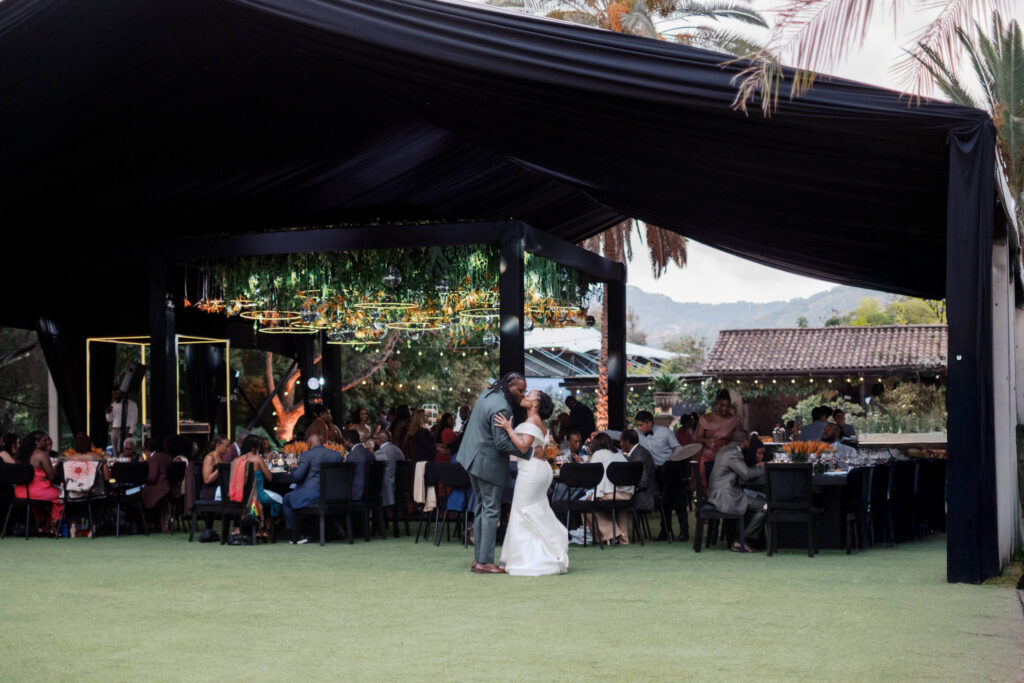 at Villa Bokeh Antigua Guatemala wedding