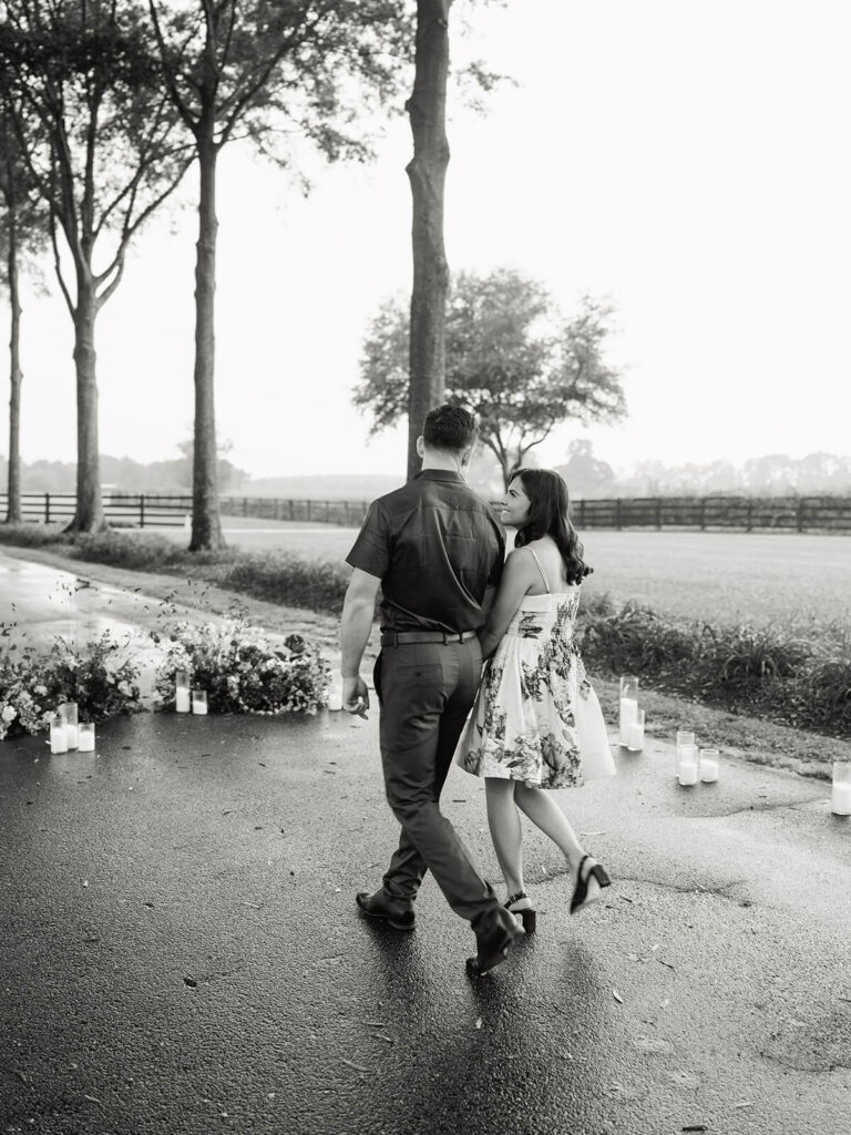 britton manor engagement proposal photos looking at ring 13