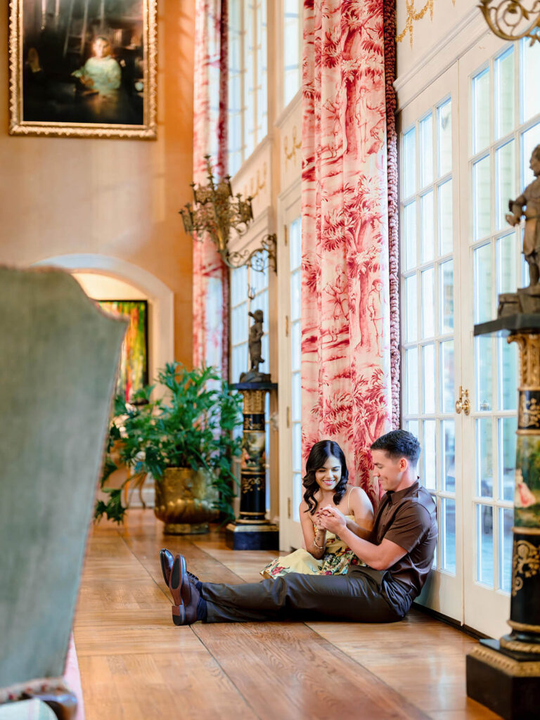 britton manor engagement proposal photos manor staircase 38