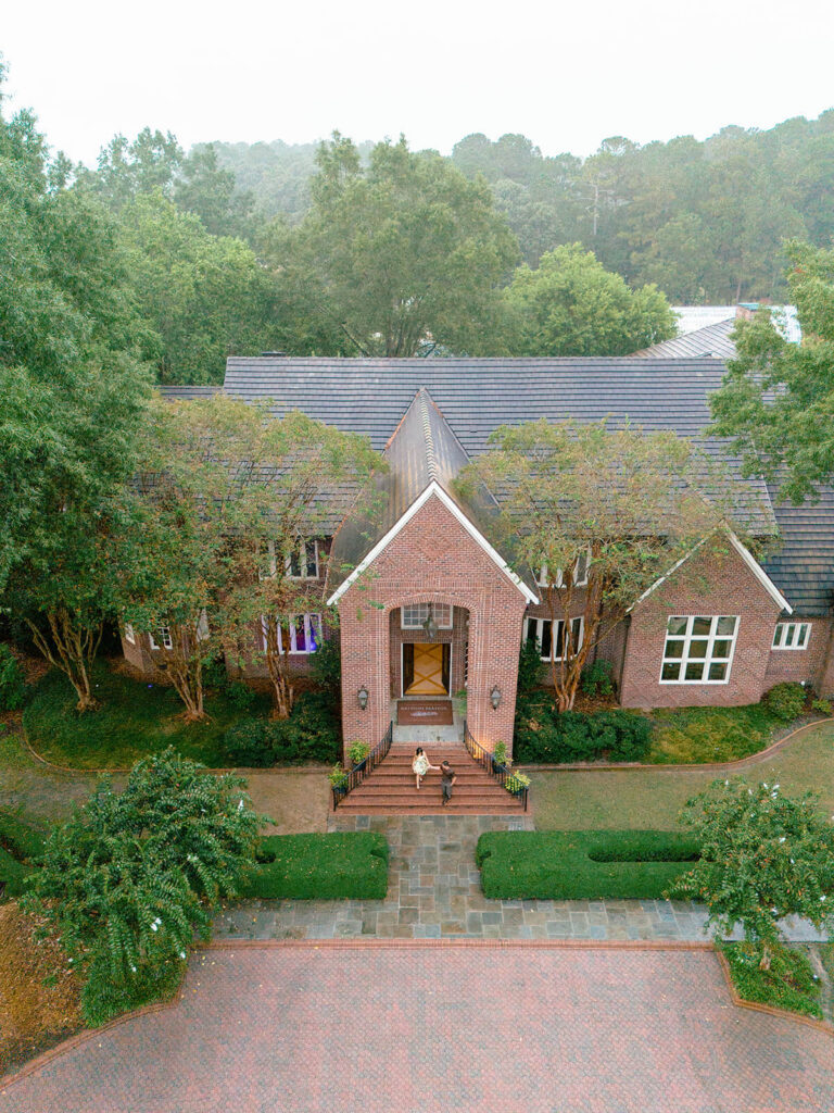 britton manor engagement proposal photos walking to spot 02