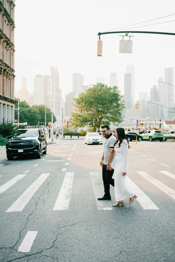 brooklyn engagement photos dumbo rooftop portrait 34