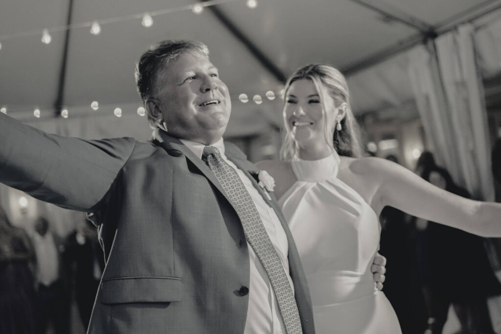 Singer performing during the Chatham Bars Inn wedding reception