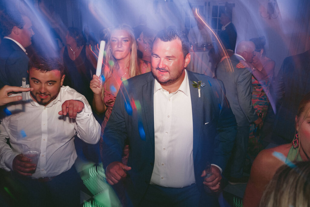 Guests celebrating at the Chatham Bars Inn wedding reception