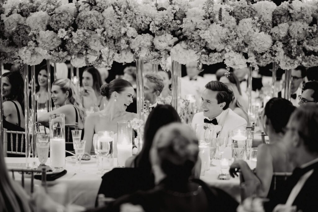 Guests watching the parent dances at Bedford Golf and Tennis Club