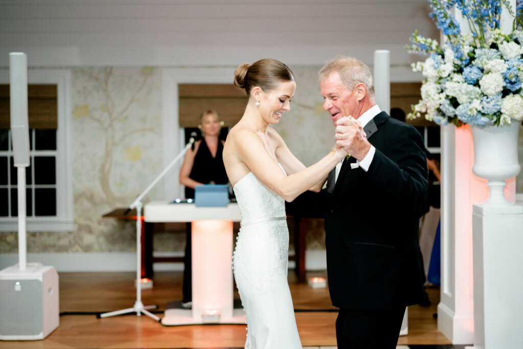 Reception party under the tent at Bedford Golf and Tennis Club outside NYC