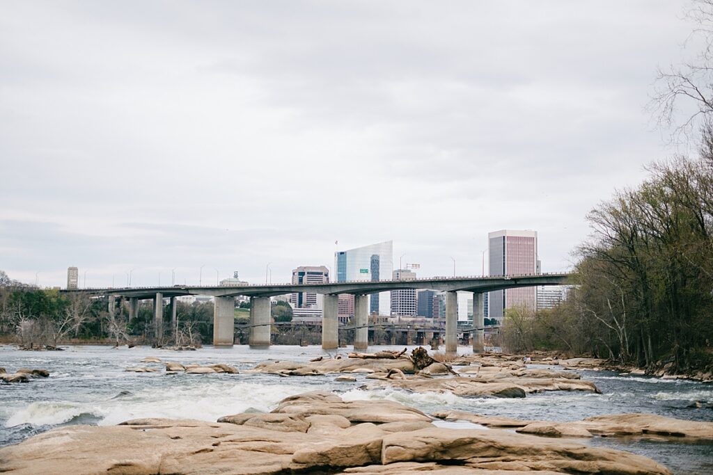 Richmond cityscape from Belle Isle