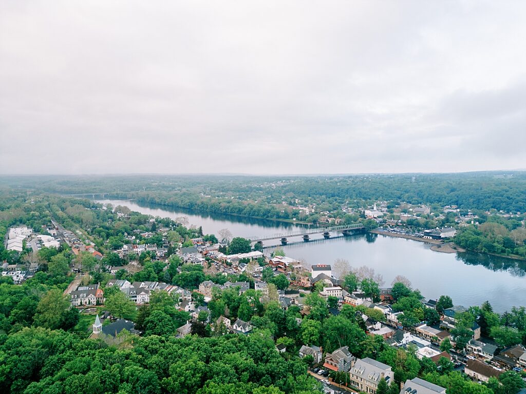 Aerial photo of New Hope, PA
