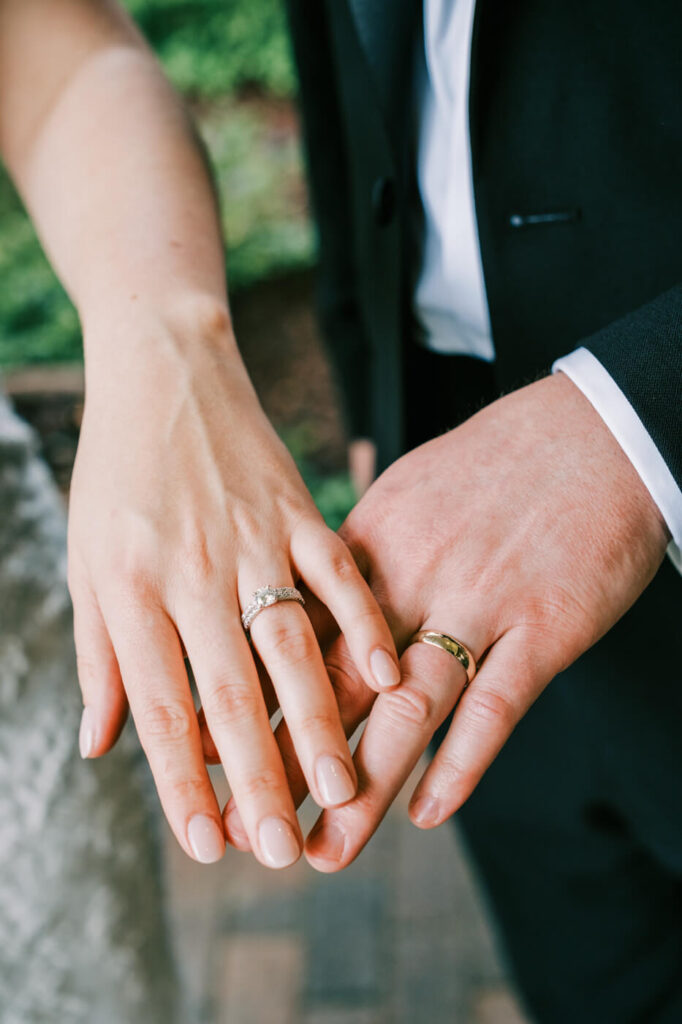 Bride & groom rings