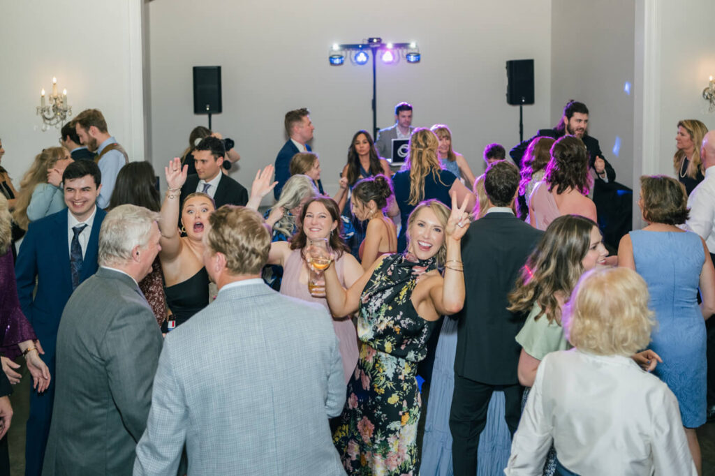 Reception & Dancing in the carriage house.