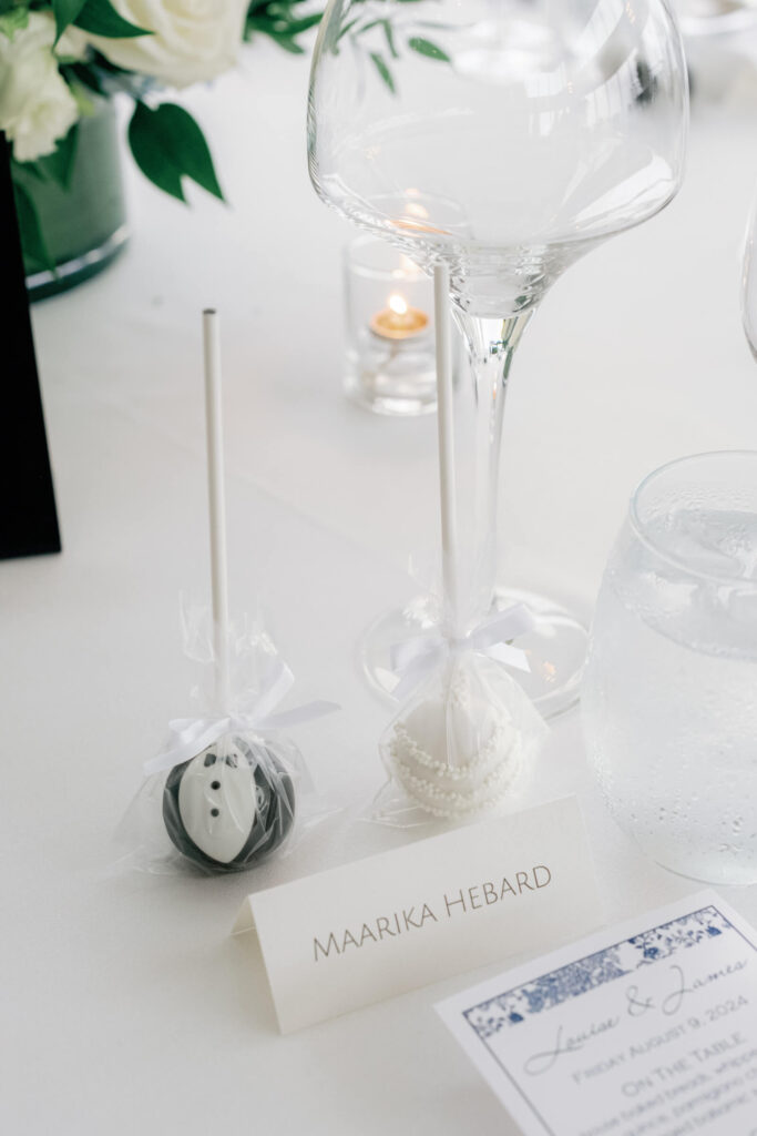 Rehearsal dinner details at Kanopi in New York