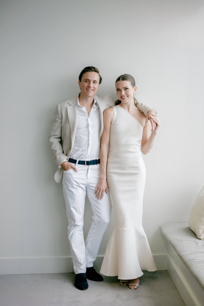 Bride & Groom portraits at Kanopi while they wait for their rehearsal dinner to begin